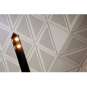 Buy cheap 1000x1000x1000mm Triangular Clip In Ceiling For Metro Station from wholesalers