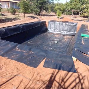 Buy cheap 0.5mm HDPE Geomembrane For Pond Liner Pond Width 2m-8m Geomembrane HDPE from wholesalers