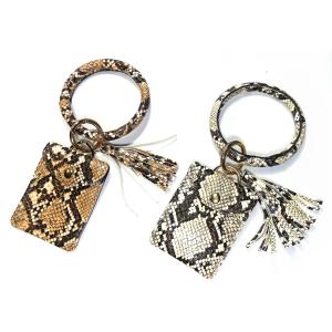 Buy cheap Brass Plating Round Wristlet Keychain ROHS Approved With Wallet from wholesalers
