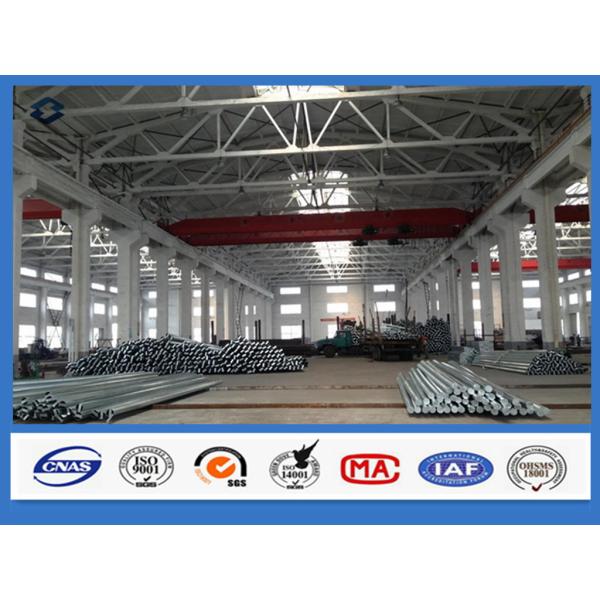 Quality Electricity Distribution Octagon Galvanized Steel Poles with OBM and ODM service provided for sale