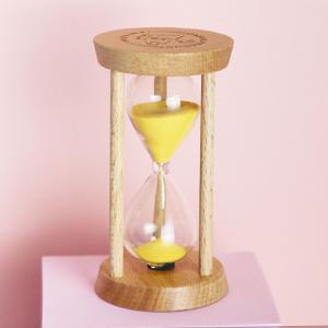 Buy cheap Classical Wooden Hourglass Sand Clock For Desktop / Bedroom from wholesalers