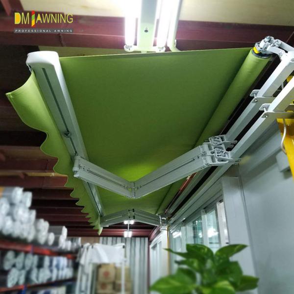 Quality Hyperbolic arm telescopic awning, strong arms support awning for sale