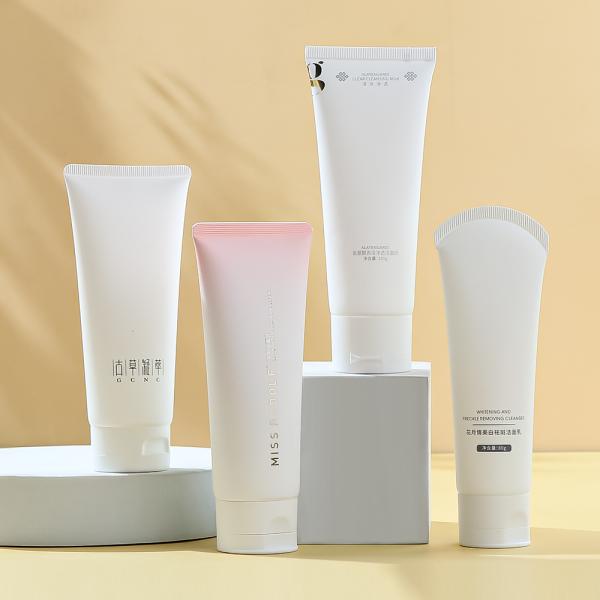 Quality Biodegradable Plastic Cosmetic Tube for Skincare with Flip-Top for sale