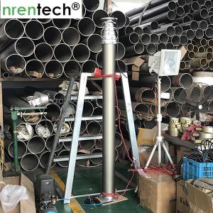 9m pneumatic telescopic mast for mobile CCTV vehicle telescoping mast antenna