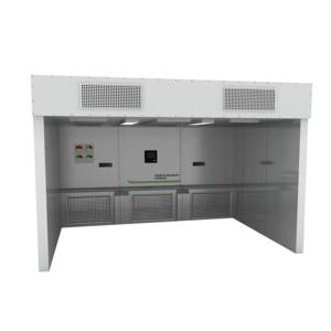 Buy cheap Three Step Filtration Dispensing Booth With Air Speed Adjustable from wholesalers
