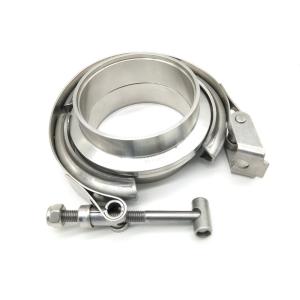 China Polished 3 Inch  19mm Titanium V Band Clamp on sale