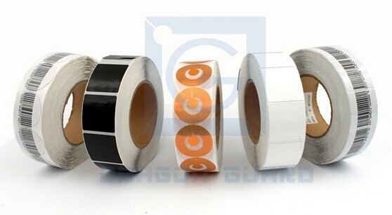 RL40*40-security tags, used sensor tag,anti theft barcode Sticker labels & Stop