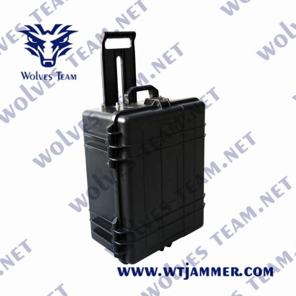 China Wartproof IP65 Portable Signal Blocker OME Gun Type Drone Signal Jammer on sale China Wartproof IP65 Portable Signal Blocker OME Gun Type Drone Signal Jammer on sale