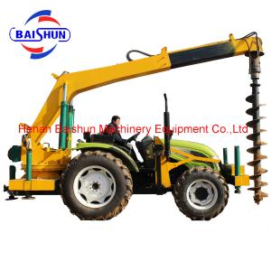 Buy cheap Electrical Installing Trenching Screw Piles Piling Machine Pole Erection Machine from wholesalers