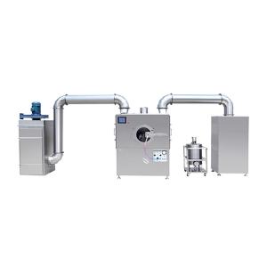 Buy cheap High Efficiency Automatic Tablet Film Coating Machine Plc Control System from wholesalers