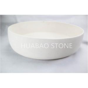 Buy cheap Commercial Cylindrical Stone Sink Basin , Unusual Bathroom Sinks Long Lifetime from wholesalers