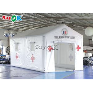 White 6x3x3mH Temporary Emergency Inflatable Medical Tent