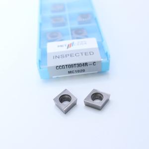 Carbon Steel Workpiece CCGT06 CCG09 Cermet Turning Inserts With Finish And C