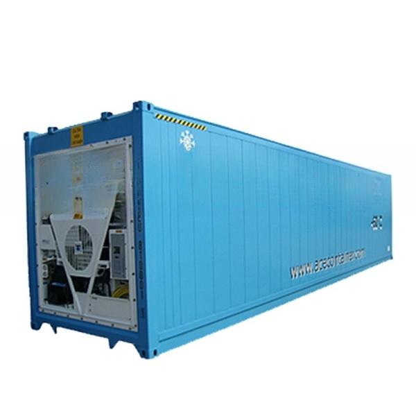 Quality 40ft Reefer Deep Blast Feezer Containers Polyurethane Insulated Thermo King Refrigerator for 60 Degree Fresh Tuna Storage for sale