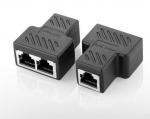 Buy cheap 8P8C Three Way 1 To 2 RJ45 Ethernet Splitter Connector from wholesalers