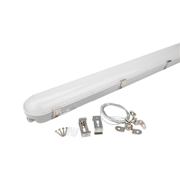 36W Linear Vapour Proof LED Lighting With 4ft IP65 Waterproof For Cold Storage