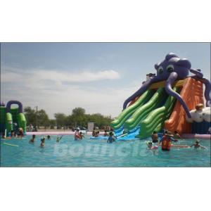 Buy cheap 20m Giant Portable Inflatable Water Park Slide With Pool For Commercial Use from wholesalers
