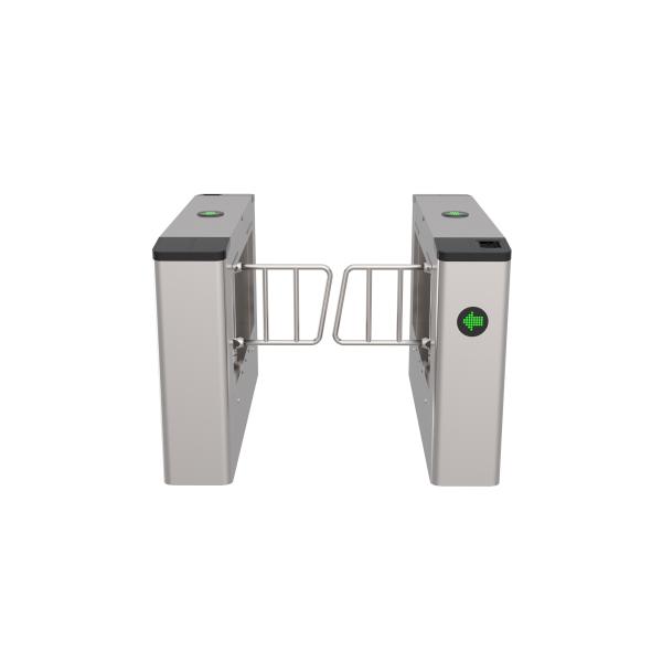 Small Swing Turnstile Parking Barrier Gate With Fingerprint Square Mechanical
