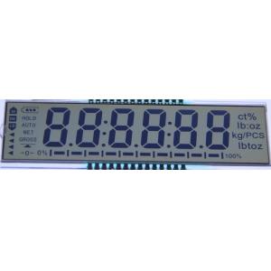Buy cheap TN Positive Seven Segment Display Lcd 1/4 Duty 1/3 Bias product