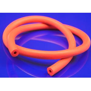 Buy cheap Ultraviolet Resistance Silicone Sponge Tubing , Red Rubber Foam Insulation Tube from wholesalers