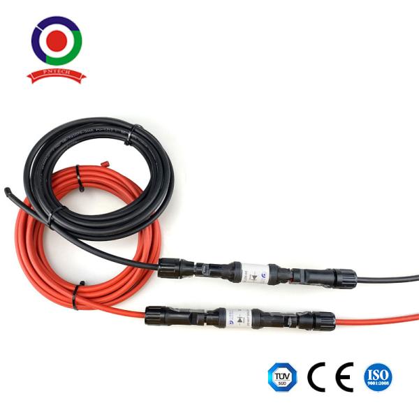 Quality 1.5mm2 Male Female Connector To Pv 6kv Solar Panel Extension Cable With Polarity Reverse Adapter Plug for sale