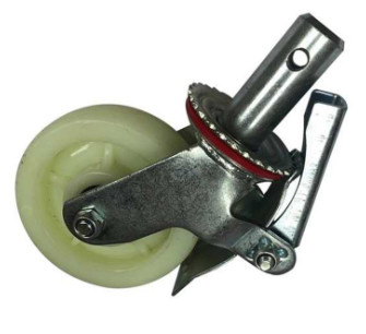 Quality 6 Inch Scaffold Castor Wheels H Frame Scaffolding PP Caster 270kgs for sale