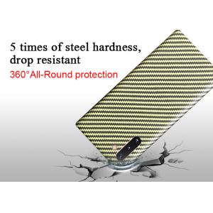 Yellow Matte Twill Aramid Samsung Note 10 Waterproof Case