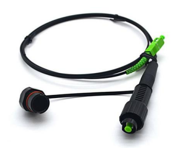 China SC/APC-Optictap SC/APC FTTH Drop Cable Patchcord/Pigtail , SM G657A1 ,5.0*2.0mm, LSZH Black Jacket on sale