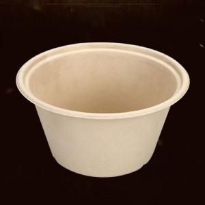 Buy cheap Anti Oil 350ml Compostable Biodegradable Bagasse Food Cups from wholesalers