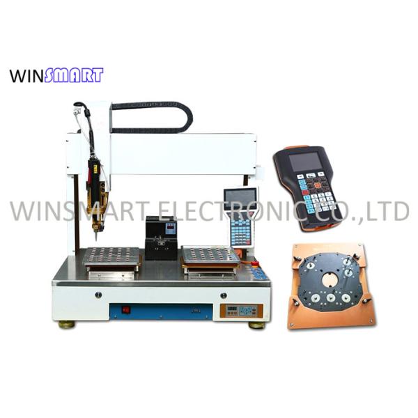Quality Double Platform Robotic Screwdriver Machine Double Y Design PLC Control System for sale