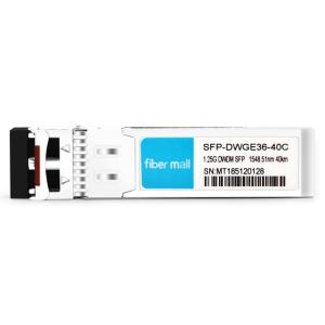 Buy cheap Juniper SFP-1G-DW36 Compatible 1.25G DWDM SFP C36 100GHz 1548.51nm 40km LC SMF DDM Transceiver Module from wholesalers