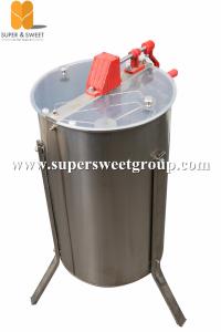 Buy cheap Beekeeping  tools Manual Stainless steel 3 frame honey extractor with gate and legs for beekeeper product
