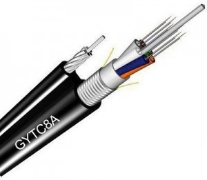 Buy cheap Self-supporting Cable GYTC8A Fiber Optic Cable with APL Moisture Barrier from wholesalers