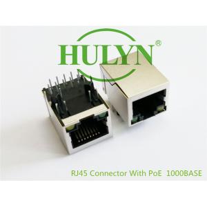 RJ45 Modular Jack Connector, Through Hole Type, Transformer, with LED,POE, 1000