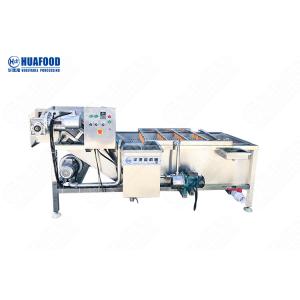 Leek Garlic Vegetable Fruit Washing Machine , Vegetable Washing Equipment