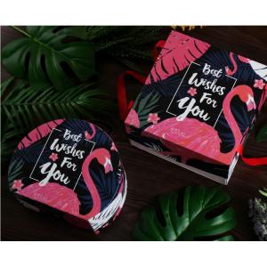 Buy cheap Colorful Chocolate Candy Box , Candy Gift Box With Ribbon Tassel Decoration from wholesalers