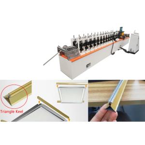 Buy cheap 0.6mm Galvanized Steel Triangle Keel Spring Tee Roll Forming Machine 12 Stations from wholesalers