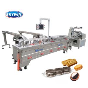 Buy cheap Cream Sandwich Biscuit Packing Machine Sandwich Packaging Machine from wholesalers