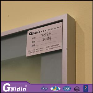 Buy cheap anodized glass insert toilet Foshan electrophoresis aluminum door frame from wholesalers