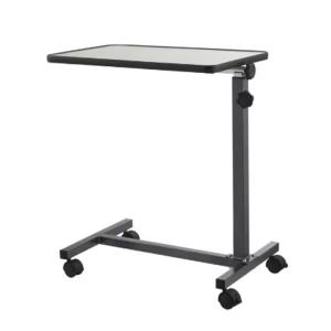 Stainless Steel Adjustable Bedside Table Medical Removable Patient Dining Table