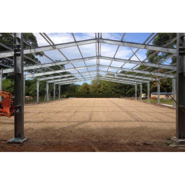 Quality Industrial Shed Iso Passed Steel Structure Building Rockwool Sandwich Panel for sale