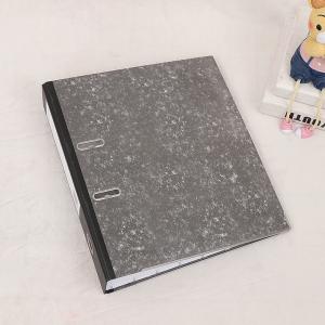 Office Stationery Hard Plastic File Folder with Marble Lever Arch and Customizab