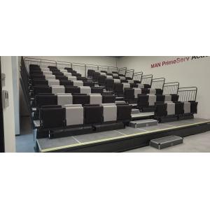 Buy cheap Customized Width And Height Retractable Bleacher Seating Easy Installation Guaranteed from wholesalers