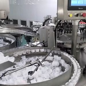 Buy cheap Automatic Euro Cap Assembly Machine with Touch Screen Operation Pneumatic Power and Automatic Inspection for Pharmaceutical Use from wholesalers