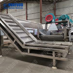 Buy cheap Cleaning Vegetable And Fruit Washing Machine Processing Line High Efficiency from wholesalers