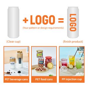 Buy cheap 100 Recyclable Clear Pet Beverage Bottles Energy Drinks Plastic Cans from wholesalers