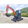 Buy cheap 3.5 Ton Mini Excavator Zero Tail Swing 0.12M3 With High Power Yanmar Engine from wholesalers