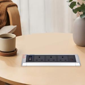 Buy cheap Desktop Multifunctional Power Sockets with 3AC Electric Embedded socket USB A+USB C Charging Sockets from wholesalers