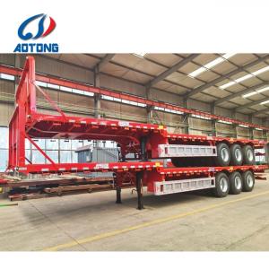 30 Years of Exporting 3 Axle 4 Axle Flat Bed Truck Semi Trailer from ISO9001