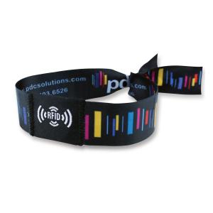 Buy cheap Multi - Color Soft Elastic Woven Fabric Rfid Chip Wristband Bracelet Read And Write For Party Access Control Event from wholesalers